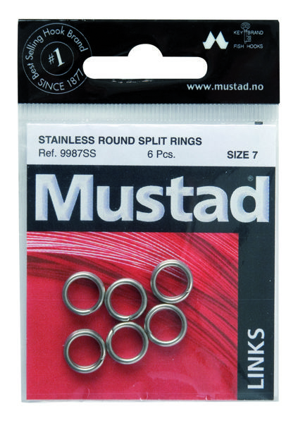 Mustad Oval Split Rings